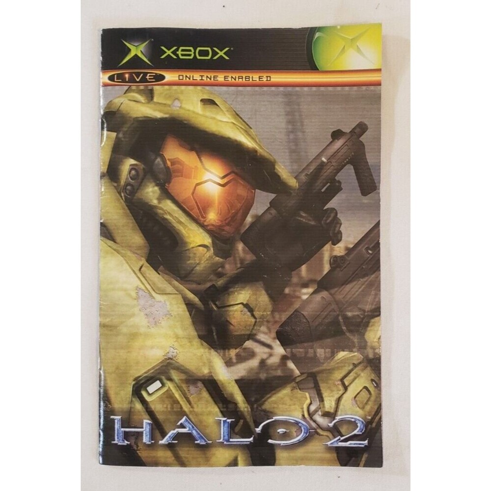Halo 2 Microsoft Xbox Instruction Manual Booklet Only